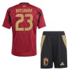 Officiële Voetbalshirt + Korte Broek België Batshuayi 23 Thuis EK 2024 - Kids